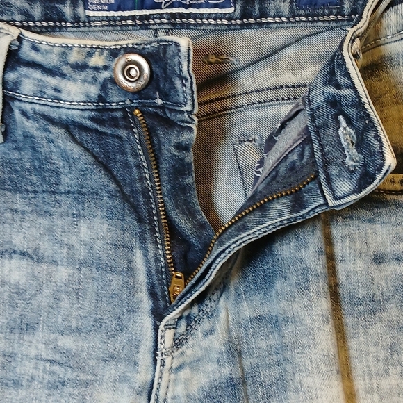 Flying  Machine Blue Label Premium Denim Jeans Size 34 Slim Tapered - Picture 4 of 10